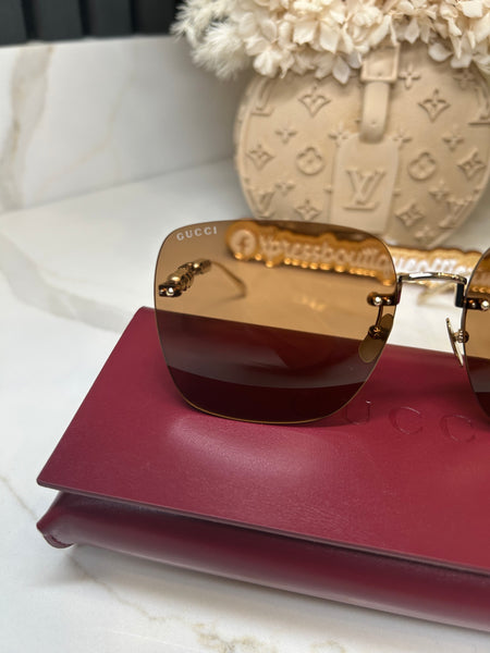 Gucci lente de sol perlas