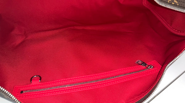 Louis Vuitton Keepall 50 rojo/monograma