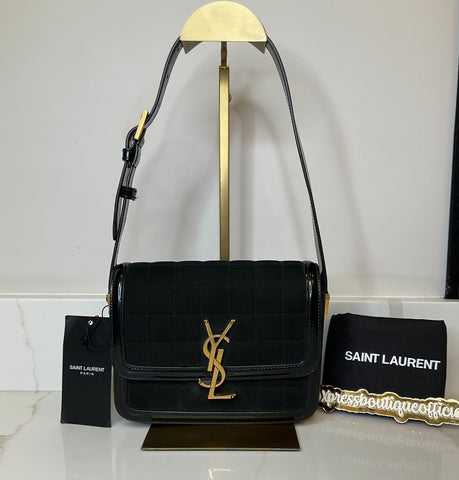 YSL velvet shoulder bag