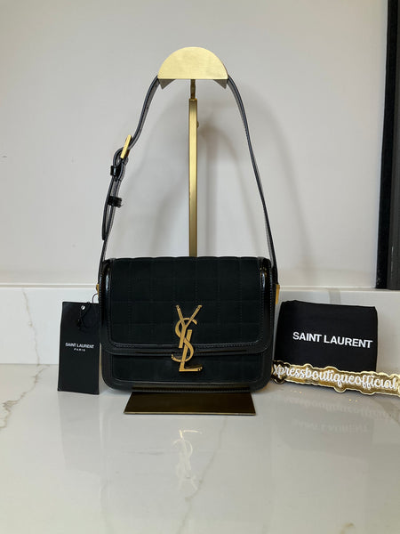 YSL velvet shoulder bag