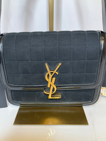 YSL velvet shoulder bag