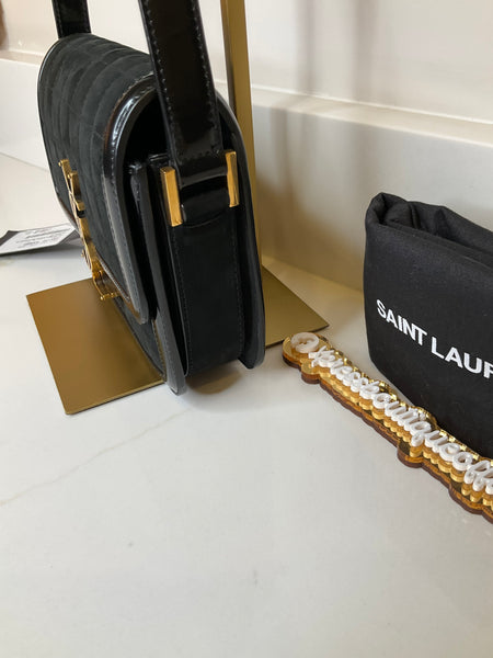 YSL velvet shoulder bag