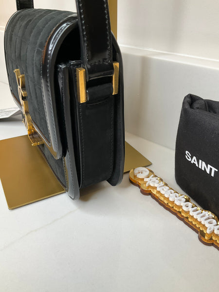 YSL velvet shoulder bag