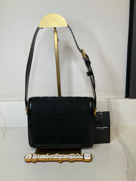 YSL velvet shoulder bag