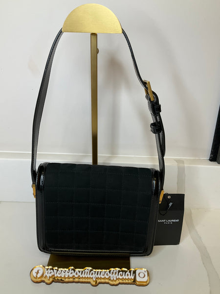 YSL velvet shoulder bag