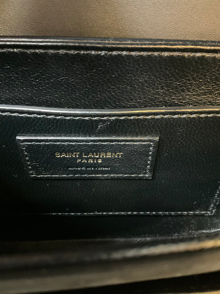 YSL velvet shoulder bag