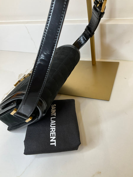 YSL velvet shoulder bag