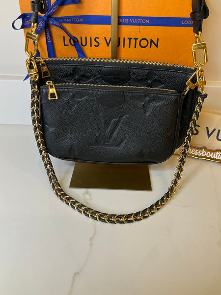 Louis Vuitton Multipochette emprinte noir