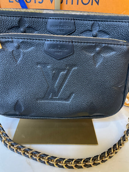 Louis Vuitton Multipochette emprinte noir