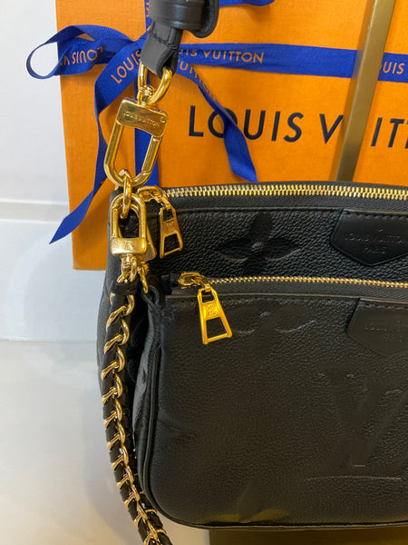 Louis Vuitton Multipochette emprinte noir