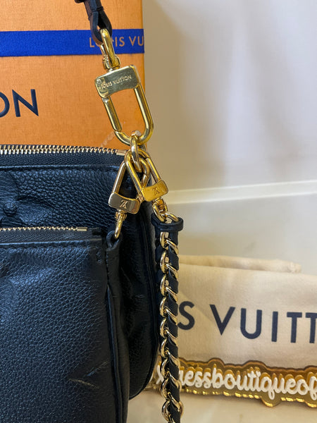 Louis Vuitton Multipochette emprinte noir