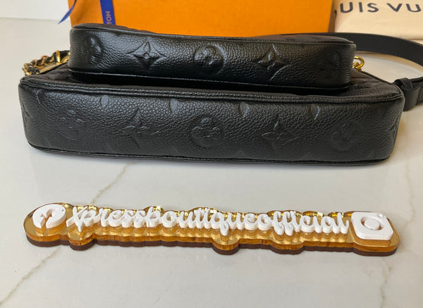 Louis Vuitton Multipochette emprinte noir