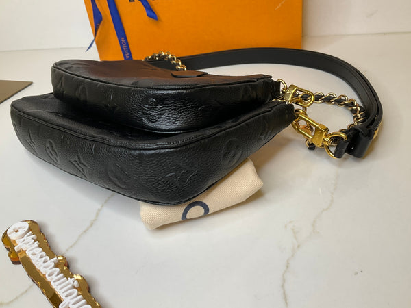 Louis Vuitton Multipochette emprinte noir