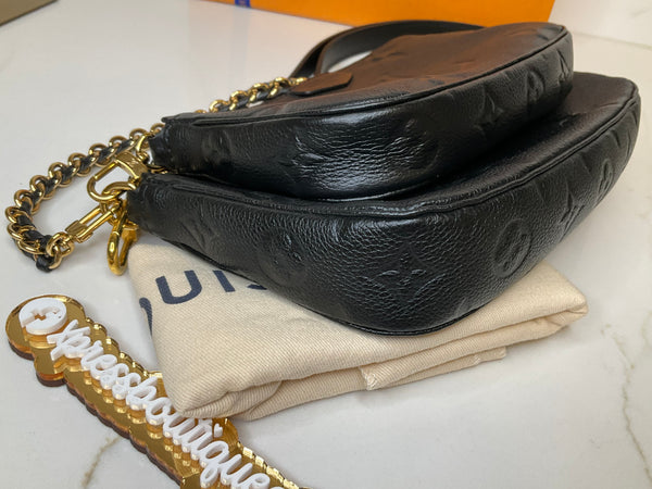 Louis Vuitton Multipochette emprinte noir