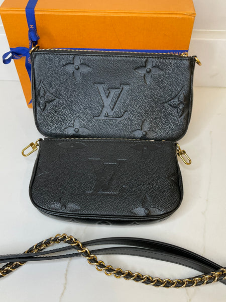 Louis Vuitton Multipochette emprinte noir