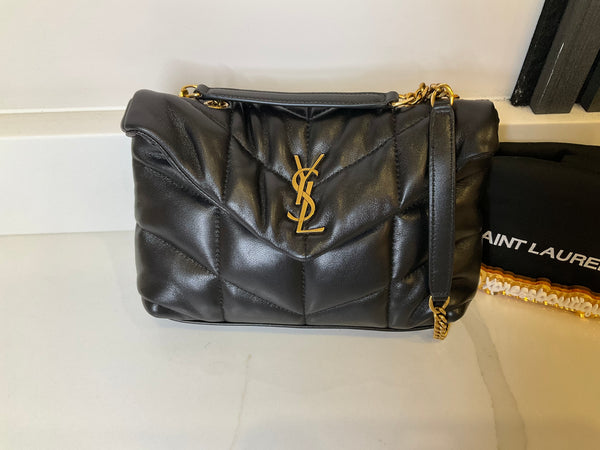 YSL TOY PUFFER BLACK