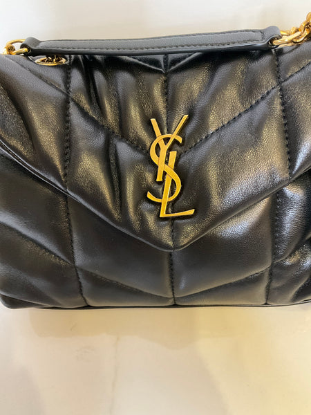 YSL TOY PUFFER BLACK