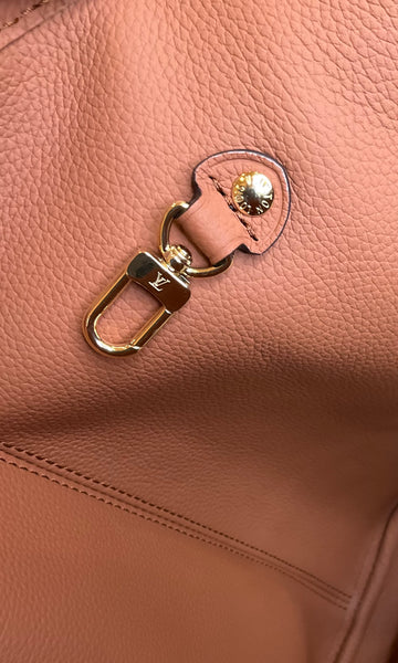 Louis Vuitton neverfull inside out tan