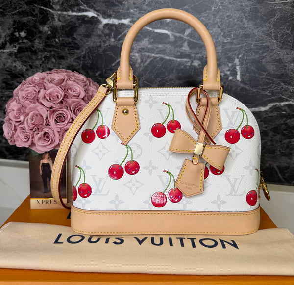 LOUIS VUITTON ALMA BB CHERRY