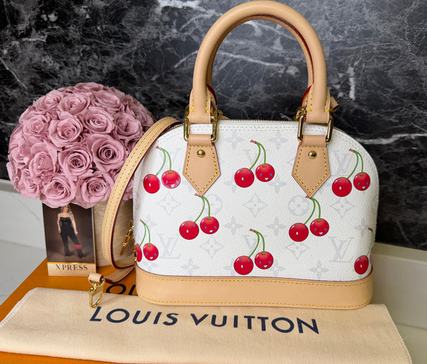 LOUIS VUITTON ALMA BB CHERRY