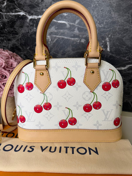 LOUIS VUITTON ALMA BB CHERRY