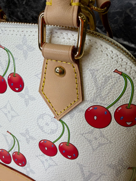 LOUIS VUITTON ALMA BB CHERRY