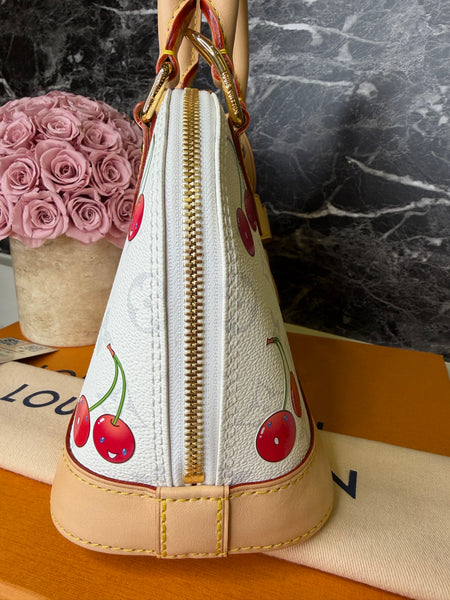 LOUIS VUITTON ALMA BB CHERRY