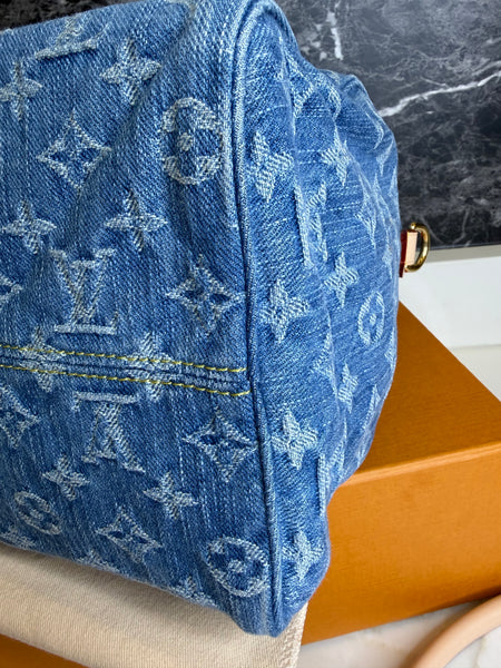 LOUIS VUITTON SPEEDY SOFT BLUE DENIM