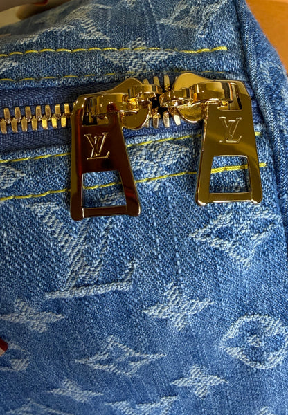 LOUIS VUITTON SPEEDY SOFT BLUE DENIM