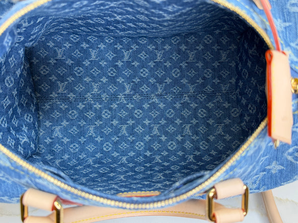 LOUIS VUITTON SPEEDY SOFT BLUE DENIM
