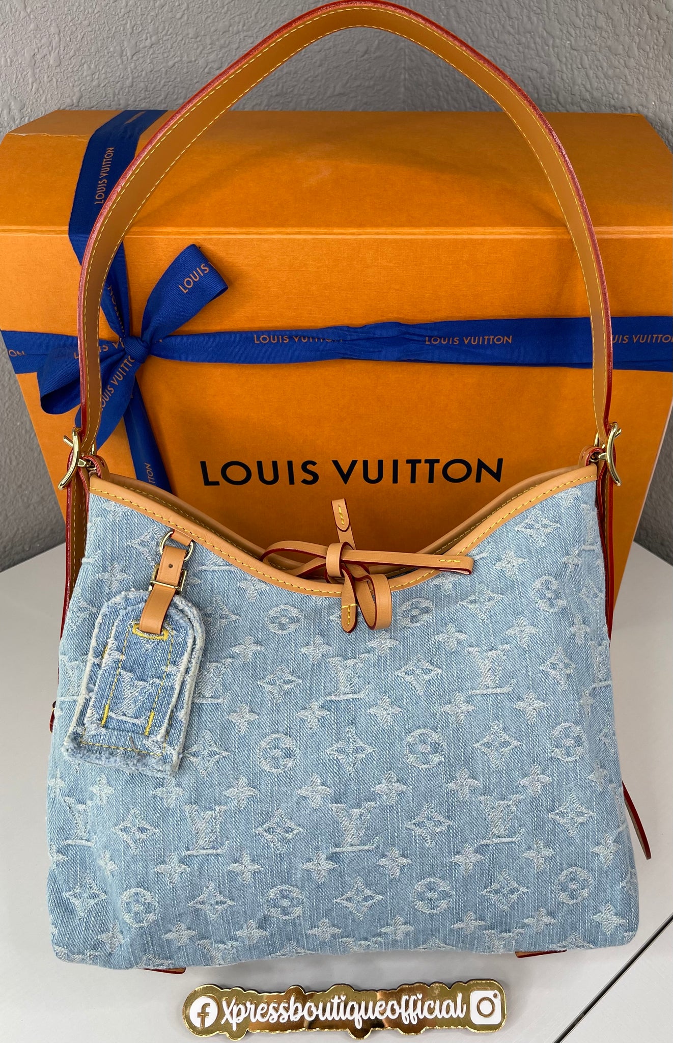 Louis Vuitton carry all denim