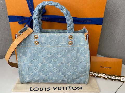 Louis Vuitton Sky Blue Monogram Denim Let Go PM Bag