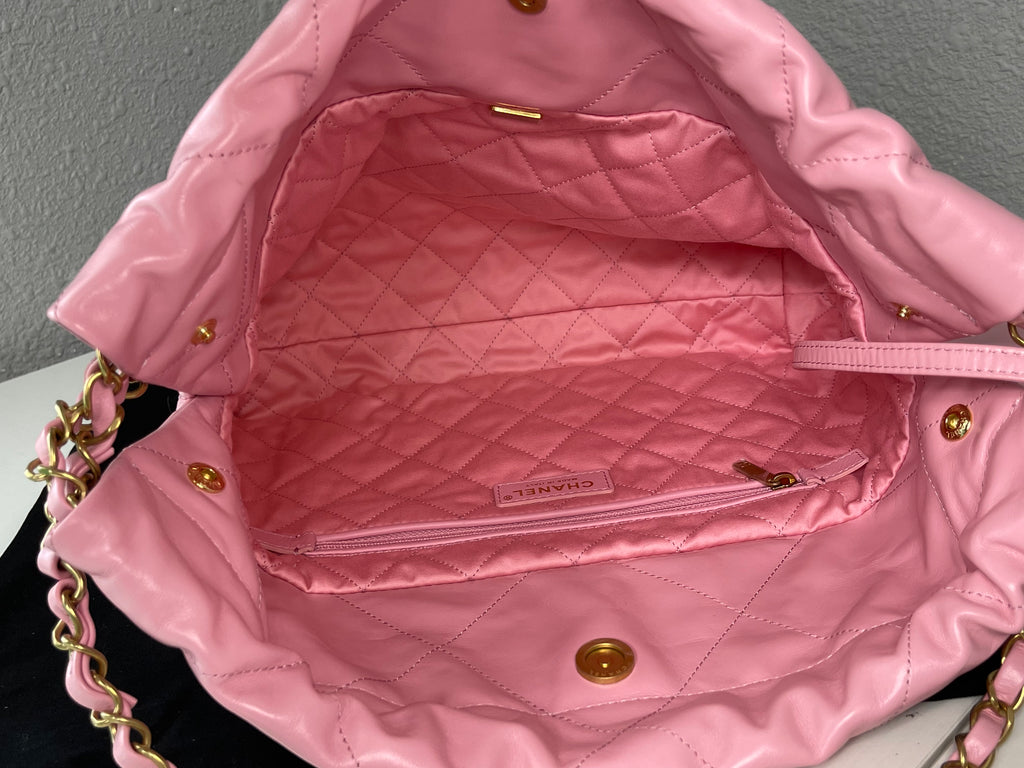 CHANEL 22k AS3562 Hobo Pink - SANDRA BOUTIQUE